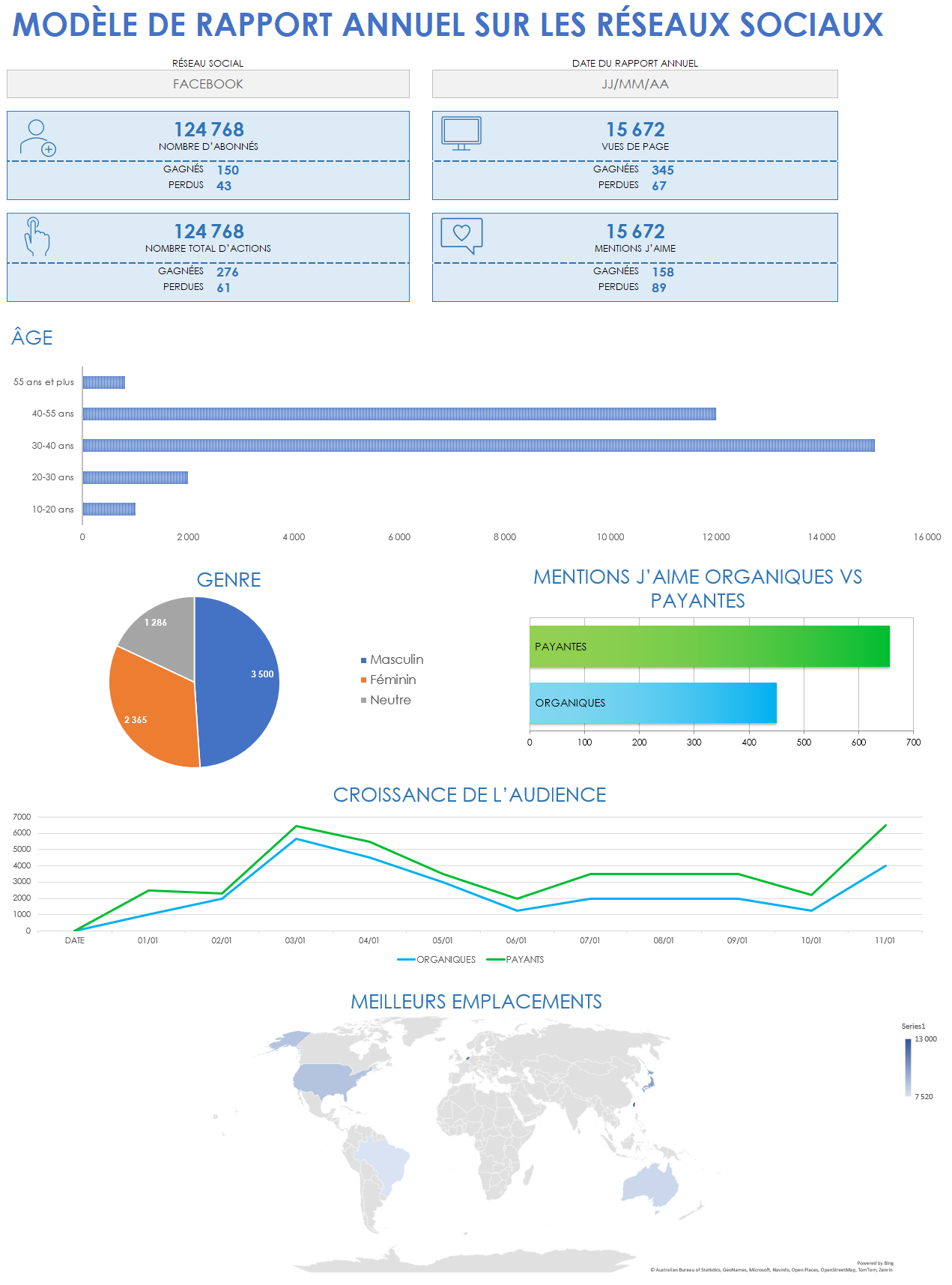  Modèle de rapport annuel sur les médias sociaux